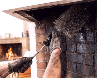 Hearth checked with a hoop brush during a sounding